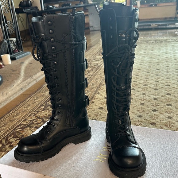 Auth. Dior Diorebel combat boot - Picture 16 of 17
